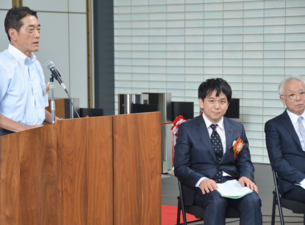 個展の開催式と特別鑑賞会をしました!!