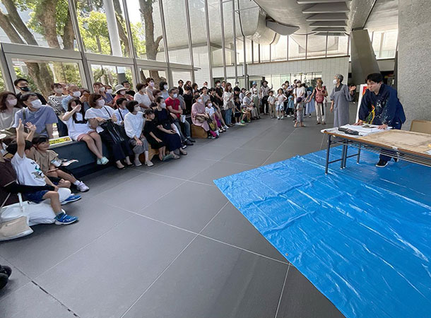 個展でのライブドローイング!!