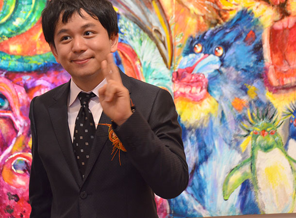 個展の開催式と特別鑑賞会をしました!!