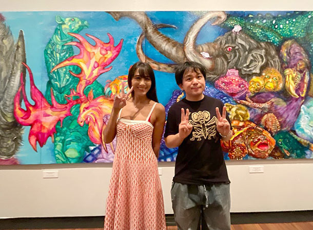 道端カレンさんが来てくれました。