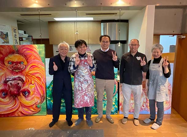 岡田武史さんが来てくれました