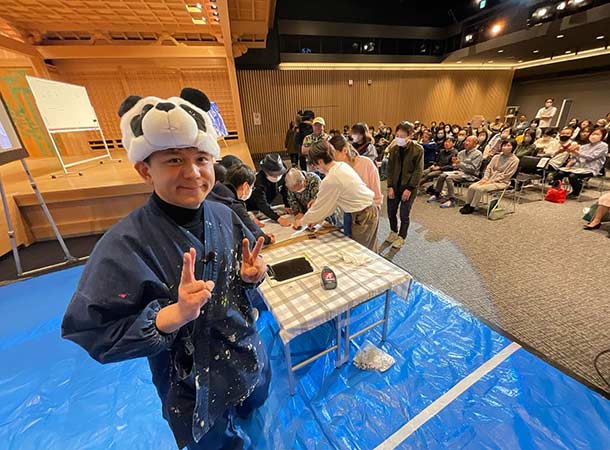 岡山で講演会とライブドローイング