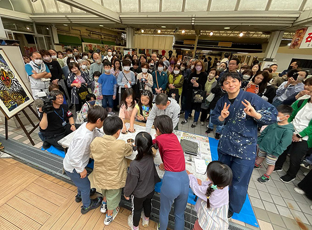 個展の楽しい時間