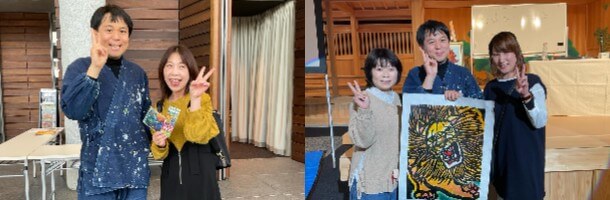 岡山で講演会とライブドローイング