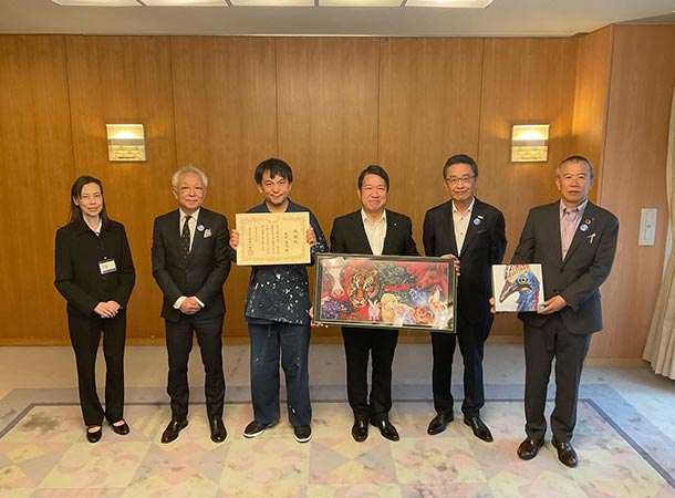 岡山県庁を訪問