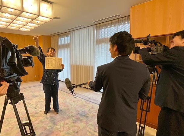 岡山県庁を訪問