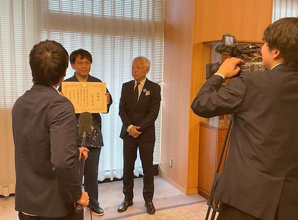 岡山県庁を訪問