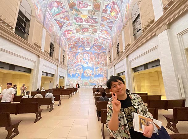 鳴門市にある大塚美術館に行きました。