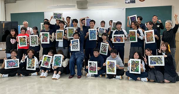 FC今治高等学校里山校で授業