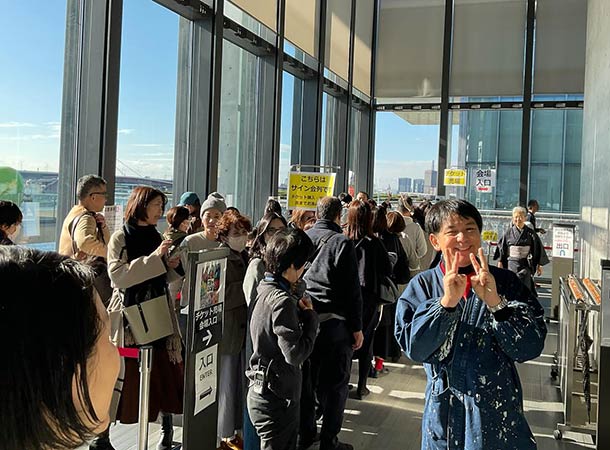 今日も朝からたくさんのお客さんでした。