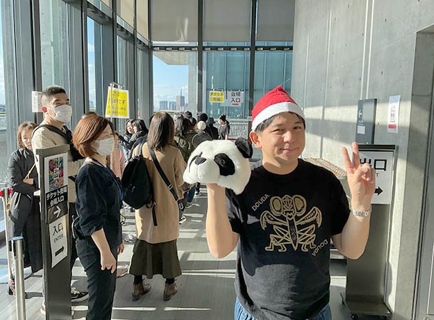 明日12/8（日）は、個展の最終日です!!