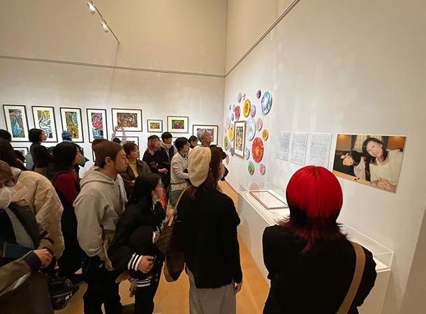 兵庫県立美術館 個展最終日