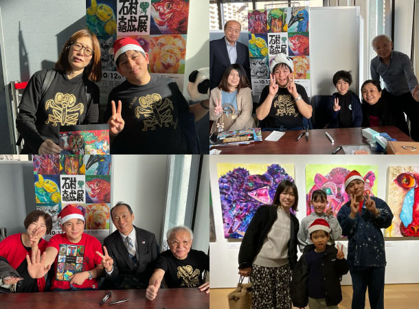 兵庫県立美術館 個展最終日