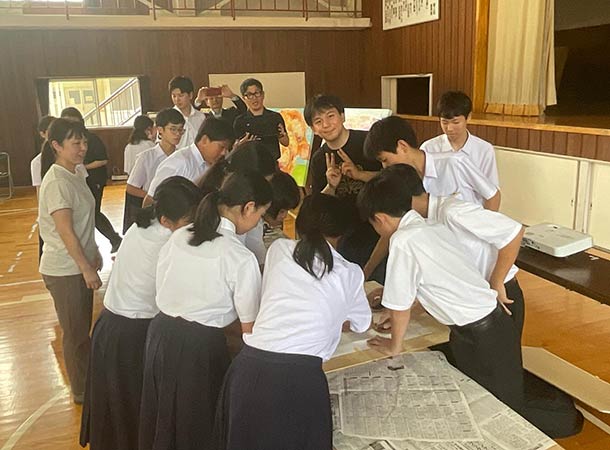 母校で講演会をしました。