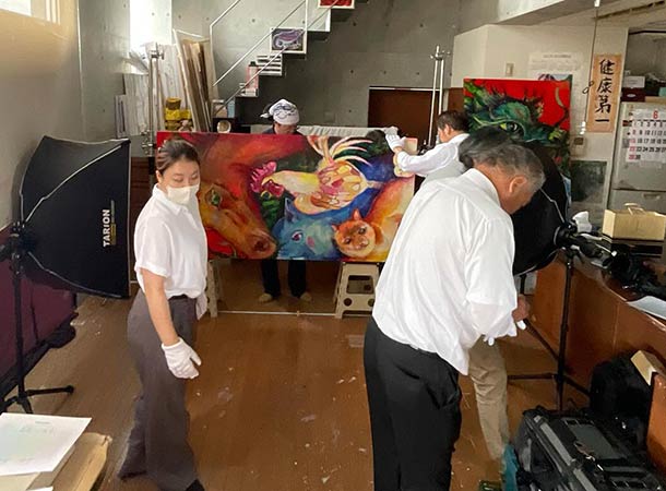 滋賀県の大塚オーミ陶業さんが来てくれました。