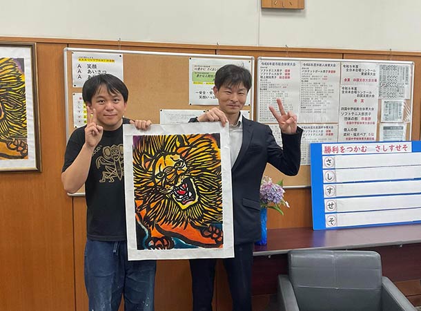 母校で講演会をしました。