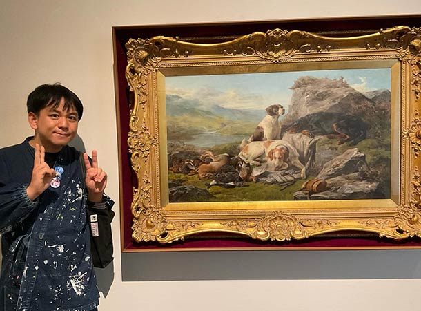 あかがねミュージアム内の新居浜市美術館に行きました。