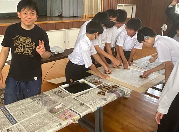 母校で講演会をしました。