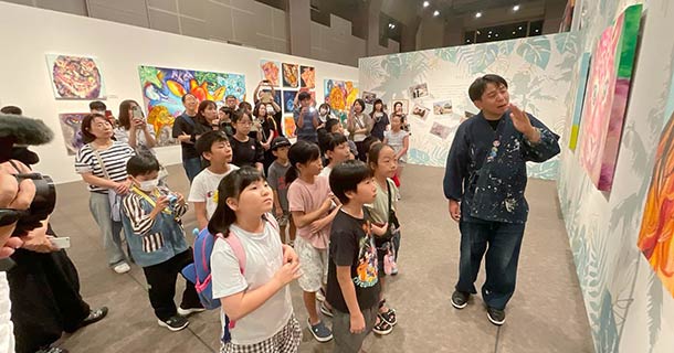 ワークショップとギャラリートーク