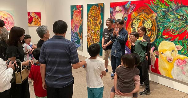 ワークショップとギャラリートーク