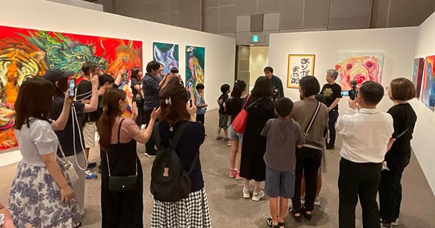 ワークショップとギャラリートーク