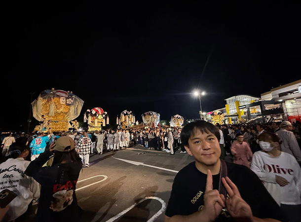 新居浜太鼓祭りが始まりました。