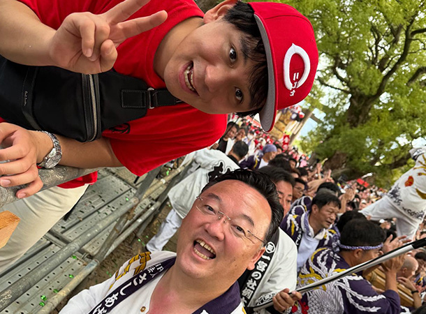 新居浜太鼓祭りの最終日