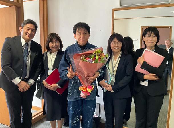 四国地区小中学校教頭会研究大会で講演とライブドローイング