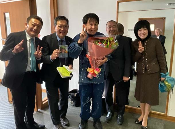 四国地区小中学校教頭会研究大会で講演とライブドローイング