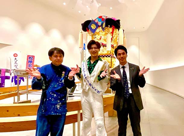 石村嘉成 オフィシャルサイト » 「新浜レオン」さんが新居浜に来ました!!