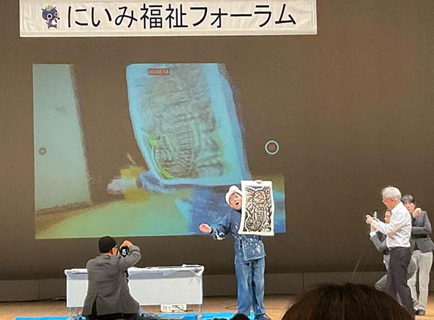 岡山県新見市に講演に行きました。