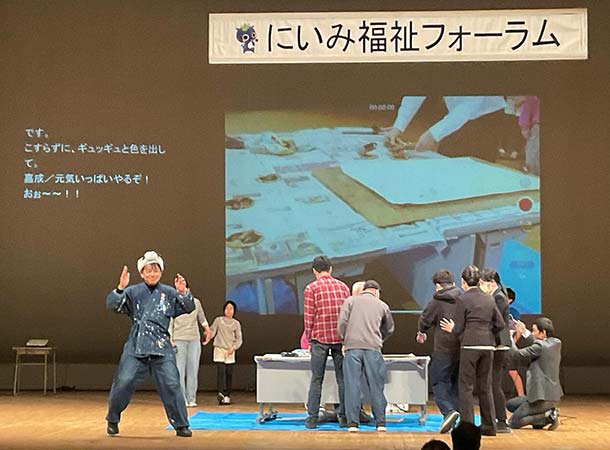 岡山県新見市に講演に行きました。