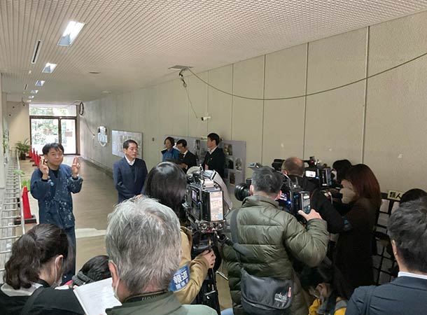 オランウータン ジェニファーちゃんの歓迎式