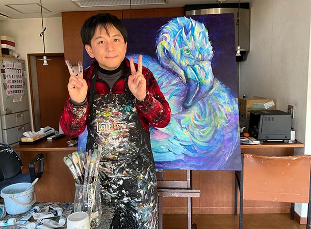 「夜のフラミンゴ」