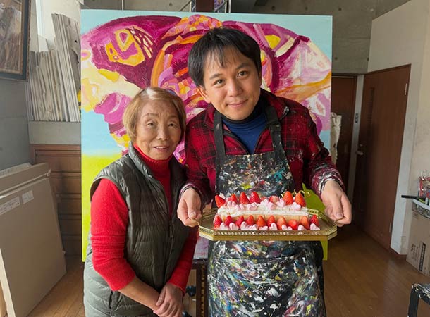 おばあちゃんのお誕生日（サプライズ）