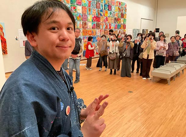 個展の在廊スケジュールです