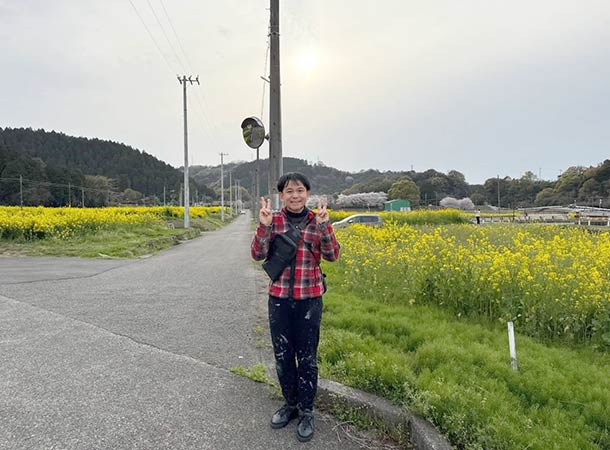 お母さんのお墓参り