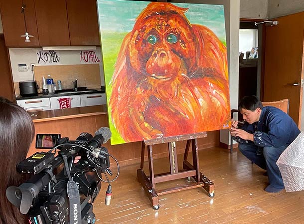 オランウータンちゃんができました